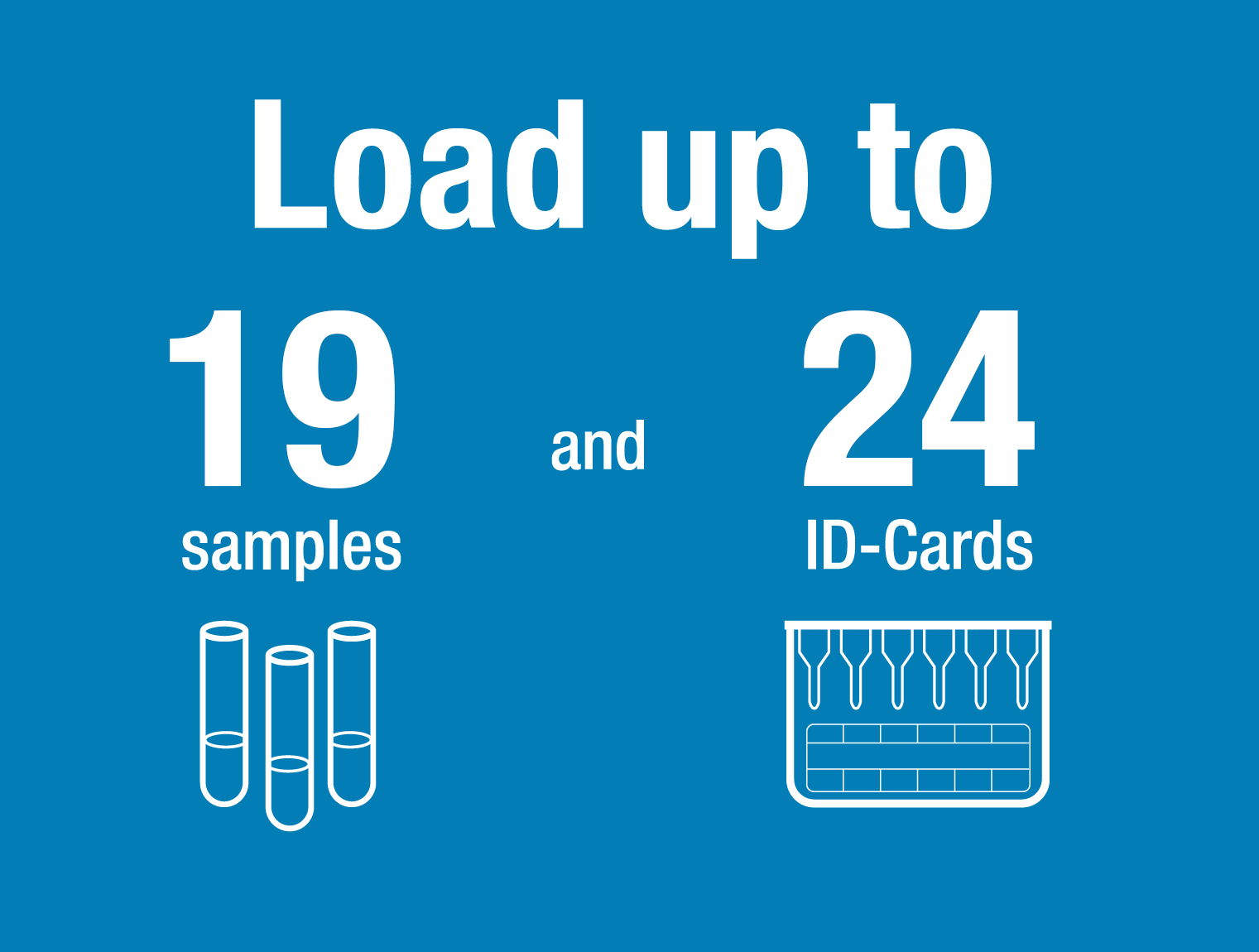 load 19 samples and 24 id-cards