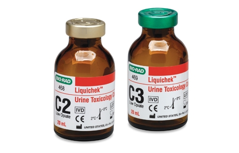 Liquichek Urine Toxicology Control, Levels C2 Low Opiate and C3 Low Opiate