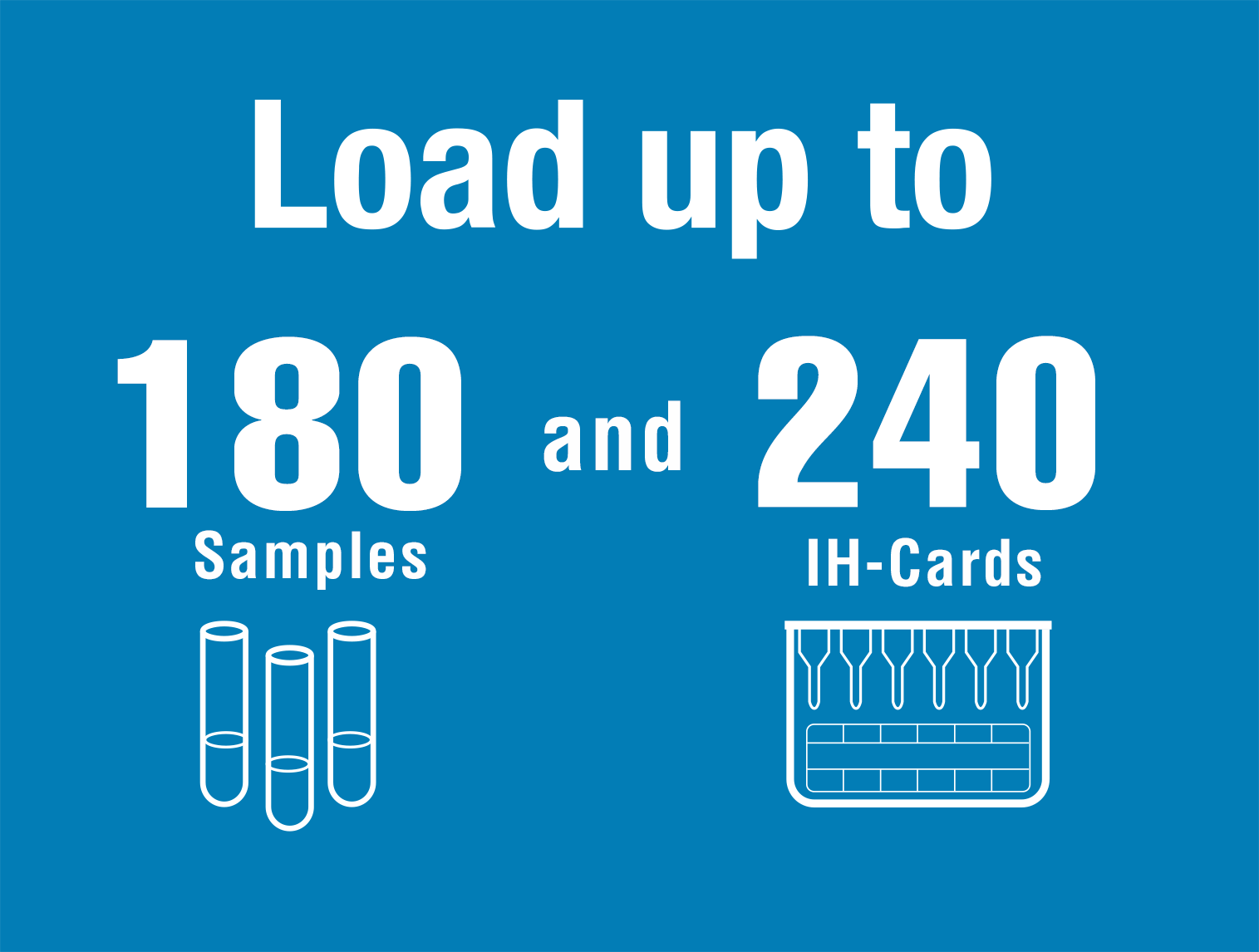 load up to 1800 samples and 240 id-cards