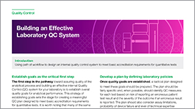 Effective Lab QC System