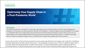 QC Optimizing Supply Chain Post Pandemic