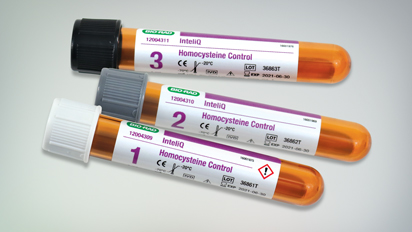 3 tubes of Inteliq Homocysteine Control