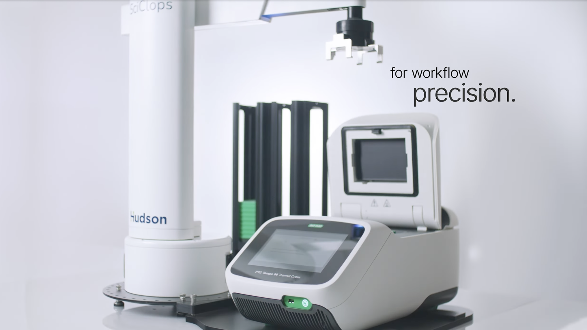 PTC Tempo Thermal Cycler and the Hudson Lab Automation