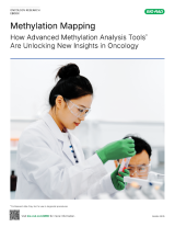Cover of the Methylation Mapping oncology research ebook showing a scientist in a lab pipetting a sample.
