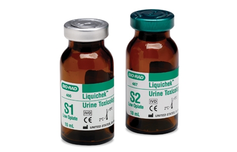 Liquichek Urine Toxicology Control, Levels S1 Low Opiate and S2 Low Opiate