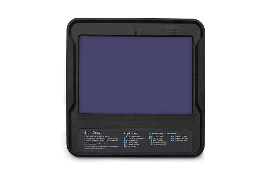 Blue Sample Tray for ChemiDoc Pro and Go Imaging Systems