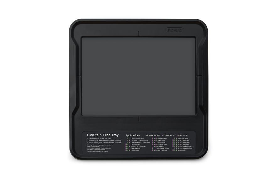 UV/Stain-Free Sample Tray for ChemiDoc and GelDoc Imaging Systems