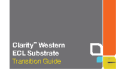 Cover of Clarity Western ECL Substrate Transition Guide, Rev A