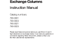 Cover of Instruction Manual, ENrich™ Q and S High-Resolution Ion Exchange Columns, Rev E