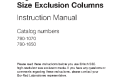 Cover of Instruction Manual, ENrich™ High-Resolution Size Exclusion Columns, Rev A