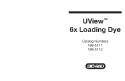 Cover of UView™ 6x Loading Dye Instruction Manual, Rev A