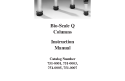 Cover of Instruction Manual, Bio-Scale™ Q Columns (discontinued product, PDF only)