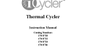 Cover of Instruction Manual, iCycler Thermal Cycler, Rev J