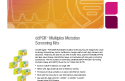 Cover of ddPCR™ Multiplex Mutation Screening Kits Flier, Ver D