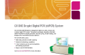 Cover of QX ONE Droplet Digital PCR (ddPCR) System Flier, Ver D