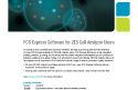 Cover of FCS Express Software for ZE5 Cell Analyzer Users Flier