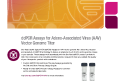Cover of ddPCR Assays for Adeno-Associated Virus (AAV) Vector Genome Titer Flier