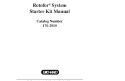 Cover of Instruction Manual, Rotofor® System Starter Kit