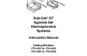 Cover of Instruction Manual, Sub-Cell® GT Agarose Gel Electrophoresis System, for Sub-Cell GT, Wide Mini-Sub® Cell GT, and  Mini-Sub Cell GT, Rev B